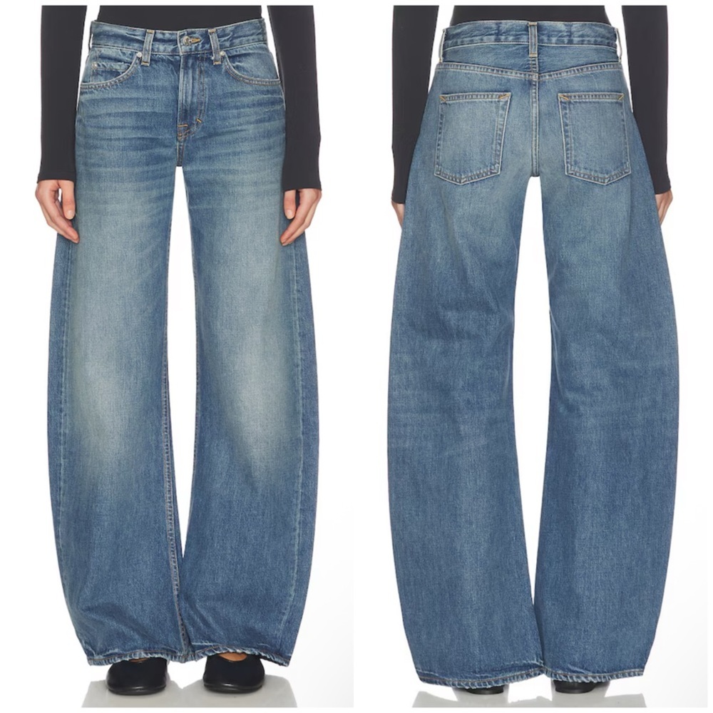 GRLFRND x Christina Elezaj Rory Short Rise Baggy in Elysian Park Dr Size 26